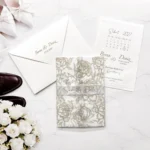 Invitație de Nuntă Florală „Save the Date” 2634