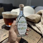 Sticla marturie nunta 200 ml Flat - imagine 2
