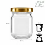 Borcan marturie 106 ml Flora - imagine 3