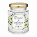 Borcan marturie 110 ml Hexagonal