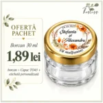 Borcan marturie 30 ml Rotund