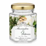 Borcan marturie 60 ml Hexagonal