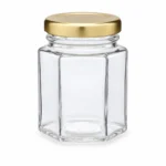 Borcan marturie 60 ml Hexagonal - imagine 2